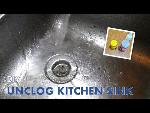 Cleaning Slow Drain Sink with Baking Soda and White Vinegar