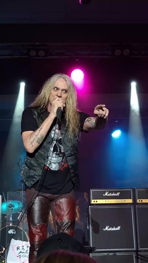Sebastian Bach and Skid Row Band in Davenport, IA