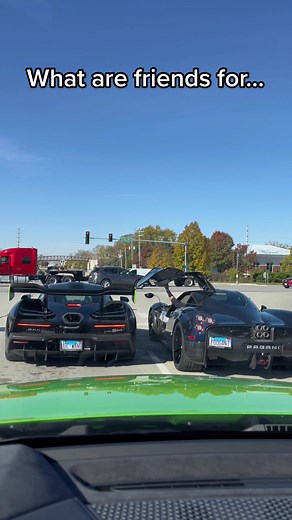 Car Enthusiasts Moment Caught on Camera