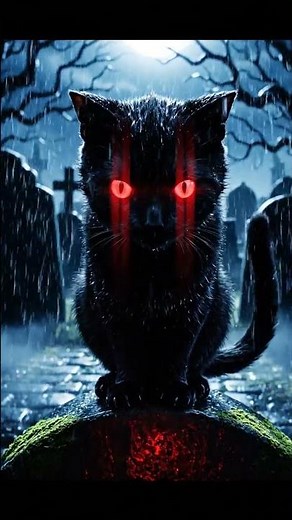 Is THIS a DEMON CAT? | Chilling Graveyard Encounter | Real Paranormal Proof