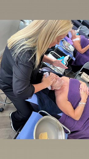 Facial and dermaplaning training today for the lovely Debbie! Well done! | Total Hair and Beauty Training Academy - North East Training | Facebook