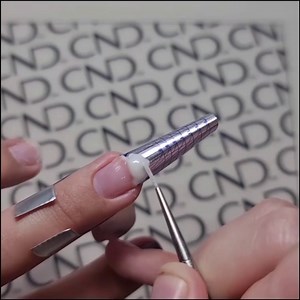 7.4K views · 51 reactions | Checkout this amazing before and after! We love how @maya.mani used #CNDPLEXIGEL Color Builder in Porcelain to create a natural looking extension on a short nail.  | CND - Creative Nail Design | Facebook