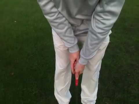 Griffhaltung beim Golfen Golfschläger halten