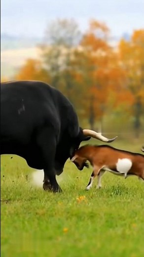 #Animal #Fight #Goat vs #Bull #Unreal #Power #Clash 4K #Ultra #Realistic AI #Short