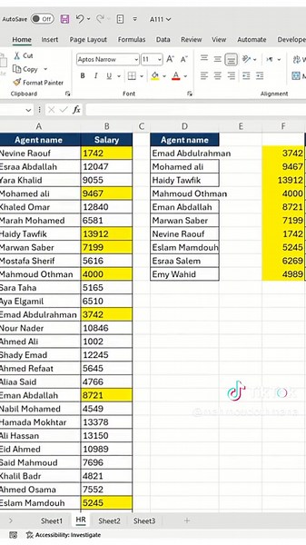 Calculate salary of the employees after deduction in #Excel That Video is useful for you if you are working at HR or Accounting Departments لحساب رواتب الموظفين بعد الخصم في برنامج الاكسيل . . . #exceltricks #exceltips #dataanalytics #finance #business #tutorials #learning #accounting #excel_learning #study #spreadsheets #SQL #server #corporate #work #company #الاكسيل #scroll #English #تعلم #Math #salary #bonus #HR