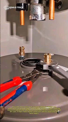 🔥 Plumbers Are Ditching Soldering for This Fast Water Heater Hack!