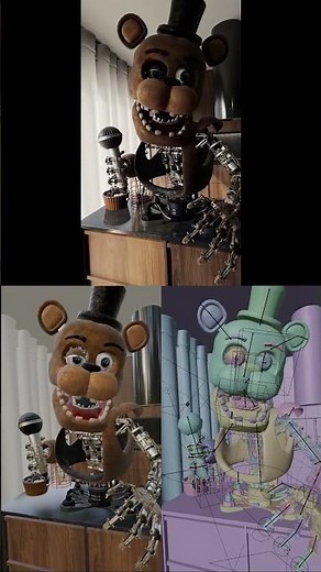 Withered Freddy in Real Life FNaF 2 Animation (BTS)