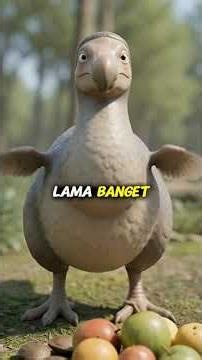 Dodo Punah Bukan Karena Bodoh — Tapi Karena Hidupnya Terlalu Enak #shorts