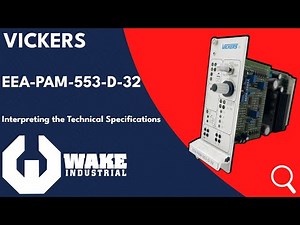 Vickers | EEA-PAM-553-D-32 | Interpreting Technical Specifications