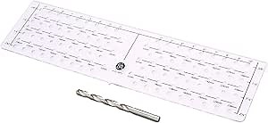 Swiss Kelly Hardware Template Cabinet Drawer Door Pull Handle Knob Drill Mounting Drilling Tool Mount