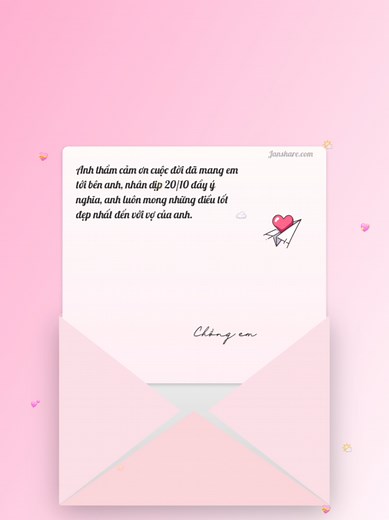 Tạo bức thư chúc 20/10 #loveletter #20thang10