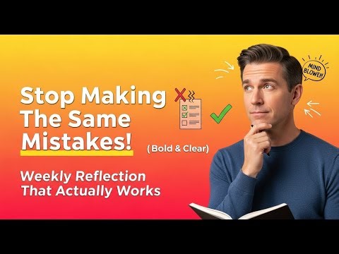 Learn From Mistakes FAST: Weekly Reflection That Works!