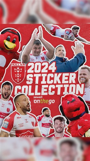 15K views · 140 reactions | It's HERE. We've teamed up with Sewell on the go to bring you our 2024 Sticker Collection!  Find out how to get your free sticker book NOW  hullkr.co.uk/2024stickercollection #UpTheRobins⚪️ | Hull KR | Facebook