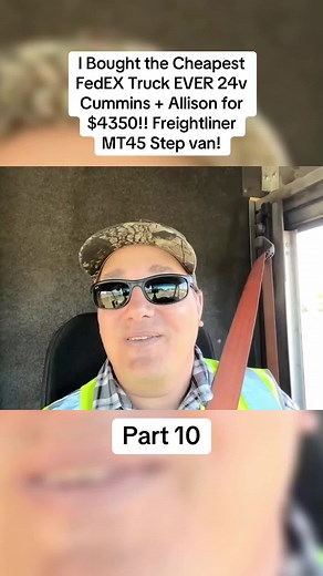 I Bought the Cheapest FedEX Truck EVER 24v Cummins Allison for $4350!! Freightliner MT45 Step van!