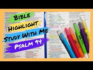 How To Highlight The Bible | Bible Study With Me (Bible Highlighting Part 2)