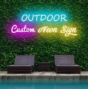 Custom Waterproof LED Neon Sign: Outdoor Patio Decor - Etsy