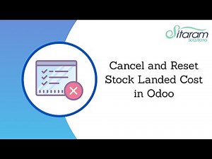 Cancel and Reset Stock Landed Cost in Odoo