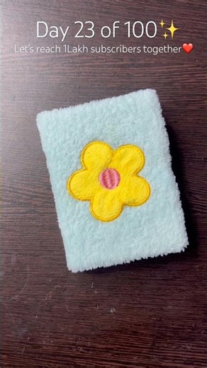 Day23- DIY dairy book💙 #diy #dairy #books #craft #ytshorts #shorts