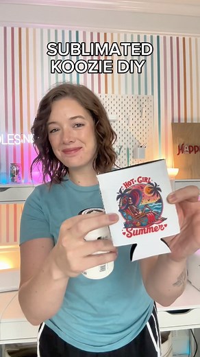 9.2K views · 35 reactions | ✨ Sublimated Koozie DIY ✨ Watch as we create a fun and easy koozie using one of the amazing designs from the upcoming June Dollar Deal Event!  Find out why this event is a crafter's dream and how you can snag top-notch files for just $1! 拾 #SublimatedKoozie #DollarDeals #DesignBundles #CraftingCommunity #JuneDollarDeals #DIYProject #CraftingInspiration #CraftingFun | Design Bundles | Facebook