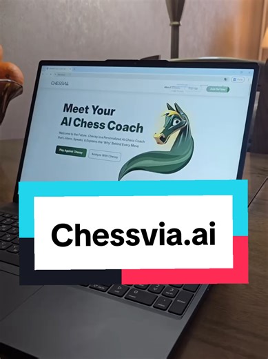 Chessvia.ai Use my code ALEXANDRA50 to get the best discount available (Alexandra50 for 50% off the monthly plan) Flexible way to improve your chess? ♞Chessvia.ai is the first AI chess coach you can play against, analyze games with, or ask any question to (including the “why” behind a move). Visit the official website: http://chessvia.ai/?afmc=Alexandra @Chessvia AI #chess #brilliantmove #chessmove #chessopening #chesspuzzle