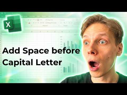 How to Add Space Before a Capital Letter in Excel [2026 Easy Guide]