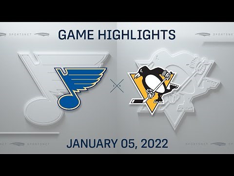 NHL Highlights | Blues vs. Penguins - Jan 5, 2022