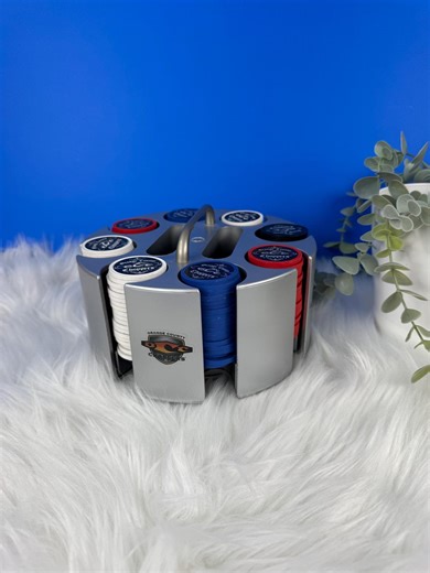 Vintage Orange County Choppers (OCC) Poker Chip Set – Silver Spinner Carousel – 150  Chips - Etsy