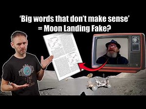 Conspiracy Theorist proves Moon landings by not being able to read?