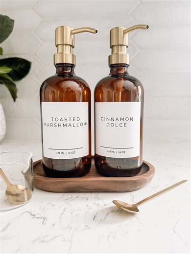 16oz Coffee Syrup Bottle Dispensers, Refillable Pump Bottles for Coffee Bar, Kitchen Cafe & Homemade Drink Syrups, Coffee Bar, Minimalist - Etsy