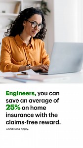 3K views · 110 reactions | No claims on your home insurance? Congrats, engineers! You can save for being claims-free. | TD Insurance | Facebook