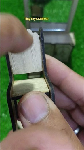 Wooden Chair tiny Toy Collection Satisfying video ASMR sound #asmr #toys #satisfying