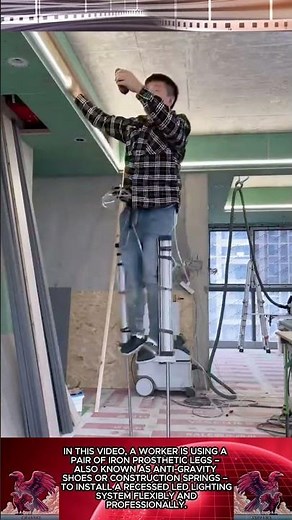 Iron prosthetic legs for high-rise construction || Smart innovation