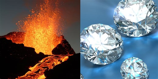 Major explosion causes 'fountains of diamonds' to erupt from Earth's crust