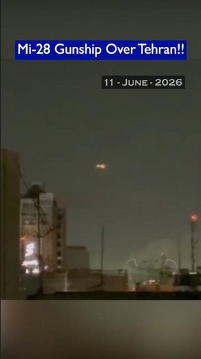 Iran Deploys Mi-28 Gunship to Hit Drones Over Tehran!!