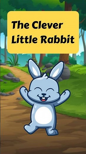 The Clever Little Rabbit | Moral Stories in English For Children #animals #story #kids #learning