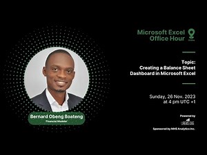 Excel Office Hour 163: Creating a Balance Sheet Dashboard in Microsoft Excel