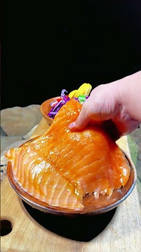 🌮 Crispy Salmon Taco ASMR 🌊 | Firewood Cooking by the Creek 🔥