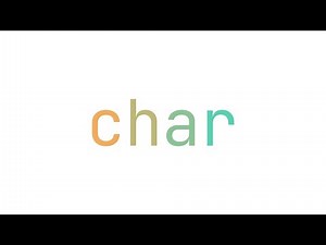 Java char in 2min verstehen