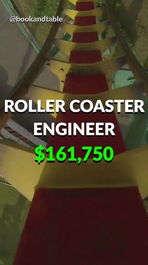 Roller Coaster Engineer | $161,750 to design and build amusement park rides👨‍💻 🎢 👷‍♂️ #engineer #engineering #mechanicalengineer #electricalengineer #electronicsengineer #structuralengineer #rollercoaster #amusementpark #sixflags #careers #money