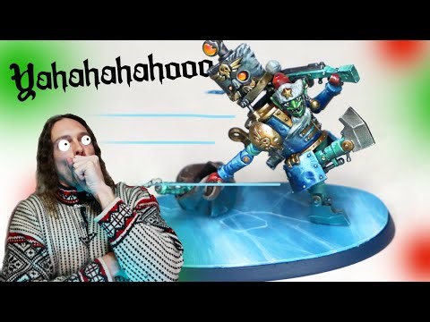 (For Charity!) Warhammer 40k Orks Red Gobbo and Tinboy! Now with Airbrush!