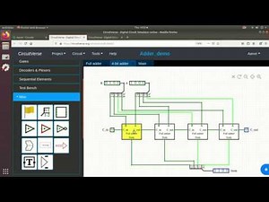 Instantiate your way to an 8-bit adder using CircuitVerse