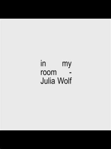 In My Room - Julia Wolf | #viral #lyrics #juliawolf #music #fyp | song with lyrics