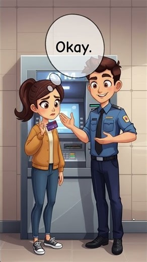 First Time Using ATM 💳 | Easy English Conversation” #englishforbeginners #englishlanguage #english