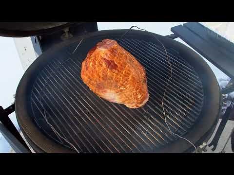 Spiral Ham On The Kamado Joe