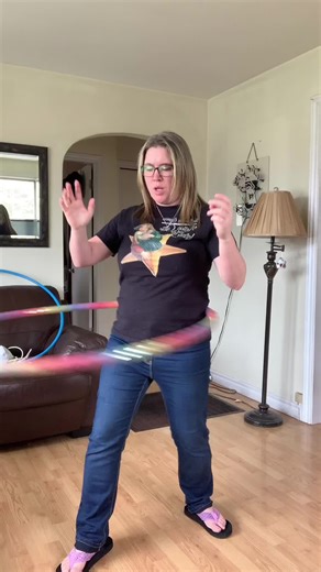 #fyp #hoopgirl #weightedhulahoopchallenge #whomadewhoacdc