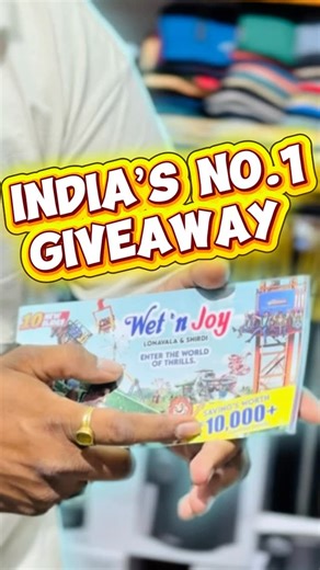 Kalpesh Jain on Instagram: "Biggest Givaway . Here you go: • Follow us on Facebook, Instagram & YouTube • Subscribe to our YouTube channel • Watch the full video for gift details • Comment your friend’s ID in the video comments • Get a chance to win an attractive gift worth ₹10,000 • Shop for ₹500 or more to receive the special gift • Limited time offer • Don’t miss this exciting giveaway • Participate now and win big • Tag your friends and join the fun • Check comments for full instructions • H
