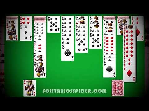 Solitario Spider 4 palos en español