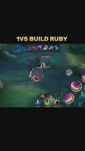 8.5K views · 1K reactions | Ruby best 1v5 build #mobilelegends #mlbb #ml #guidemlbb #lesleymobilelegends #mobilelegendsbangbang #counterhero #metamlbb #mlbbcreator #newmeta | GO D Solo | Facebook