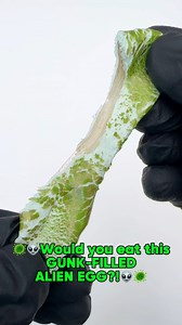 6.3K views · 57 reactions | 裂Would you eat this GUNK-FILLED ALIEN EGG?!裂 #reels #viral #satisfying #asmr #explorepage #candies #funny | Poppin Candy | Facebook