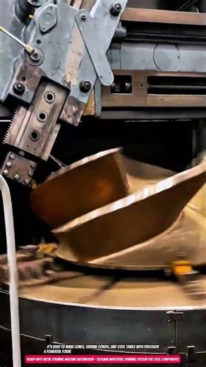 Heavy-Duty Metal Forming Machine Automation – 1200mm Industrial Spinning System for Steel Components